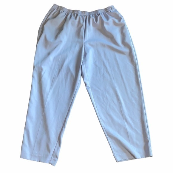 Alfred Dunner pull on pants light lavender size 18W - Picture 1 of 6